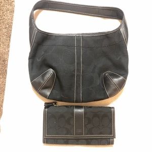 Coach purse + wallet set